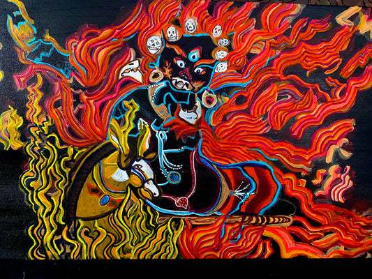 Palden Llamo Buddhist Goddess Art