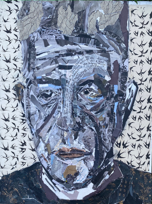 Anthony Bourdain: Known in Parts Original Mixed Media Art